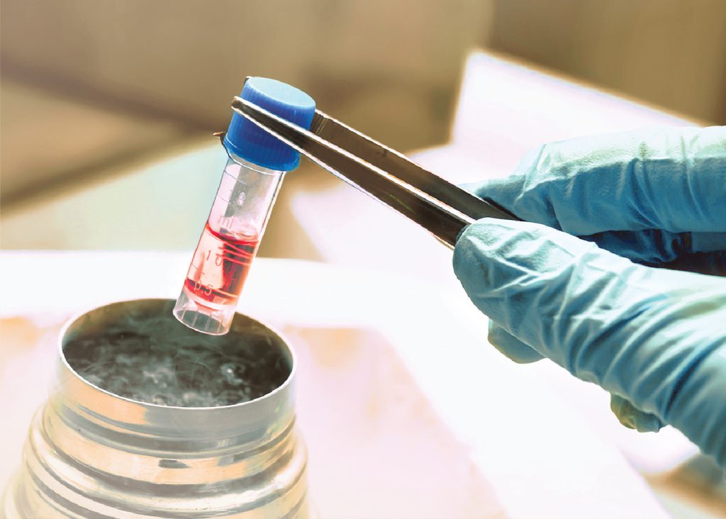 Stem Cell Banking - cryovial preservation at VAANAA Longevity Bang Saen
